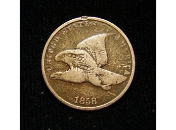 1858 Flying Eagle US Cent NICE X FINE Combined Shipping (AL5)