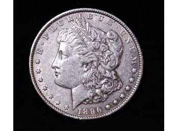 1896 Morgan Silver Dollar Very Fine XTRA FINE Nice Coin! (pp3)