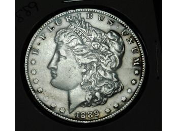 1889 Morgan Silver Dollar 90 Percent Silver Uncirculated BU (ty7)