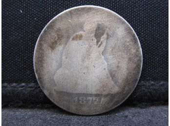 1877 Seated Liberty Quarter 90 Percent Silver (ya5)