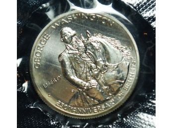 1982-D George Washington Commemorative Silver Half Dollar PROOF In Box W COA (ah8)