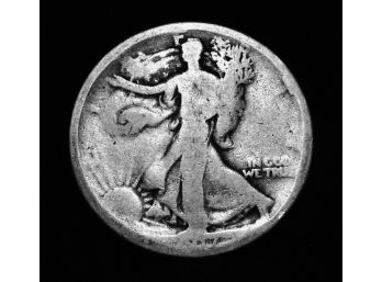 1917 Walking Liberty Half Dollar 90 Percent Silver (ta3)