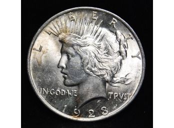 1923 Peace Silver Dollar BU Brilliant Uncirculated Lustrous Beauty  (gbd3)