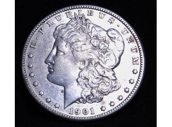 1901-O Morgan Silver Dollar 90 Percent Silver XF / XF Plus (xdh4)