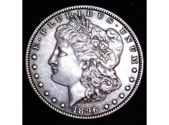 1896 Morgan Silver Dollar 90 Percent Silver Beautiful Coin BETTER DATE!   (gnp4)