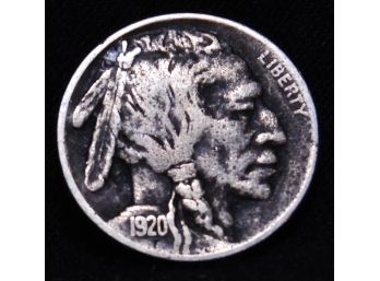 1920 Buffalo Nickel Fine Plus / EX FINE Very Nice Coin!   (gtm6)