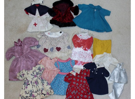Outfits For Approximately 12 To 14 Inch Dolls With Nurse Outfit And Two Coats