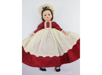Marme - Little Women Doll By Madame Alexander, 11 Inch In Original Box, Maroon Dress With Apron