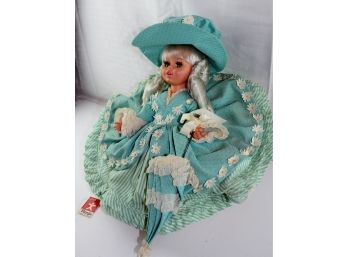 Furga Doll - 15 Inch Elisabetta #6782 Made In Italy, Turquoise Dress, 1970