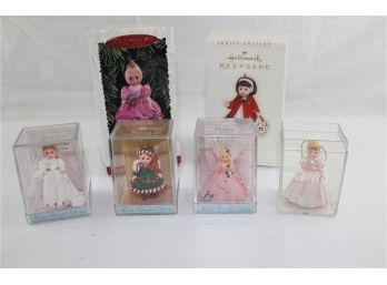 Lot Of 6 Hallmark, Christmas Tea, Cinderella And Four Miniature Figurines