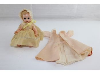 Little Genius By Madame Alexander 7in, Light Yellow Dress, Has Extra Outfit
