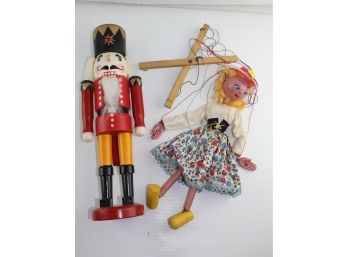 A 14in Nutcracker And Pelham Puppet Marionette, Mitzi