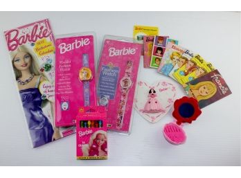 Barbie Memorabilia, Vintage Book, Two Watches, 2012 Birthstone Calendar