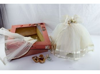 Terri Lee Fashions Wedding Dress Set In Box