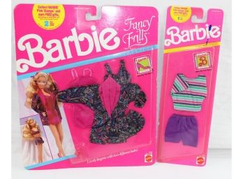 2 Mattel Barbie Outfits, Unopened, 2613 Asst 1064, 5290 Asst 3186