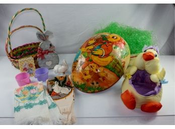 Easter – Hand Towels, Baskets, Wooden Rabbit, Duck Basket