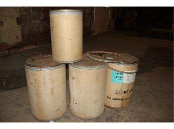 4 Cardboard Barrels