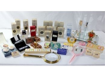 Miscellaneous Beauty Products, Old Mirrors, Perfume Most Unused