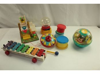 6 Childs Toys, 3 Fisher Price