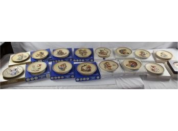 Lot Of 16 Goebel Hummel Plates – All Perfect, Original Boxes
