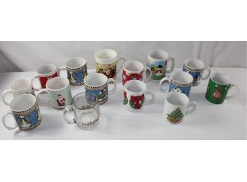 Lot Of Coffee Cups – All Christmas