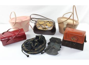 Lot Of 10 Vintage Purses And Coin Purses