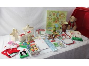 Tote Of Christmas Miscellaneous — New Unwrapped Puzzle, 4 Josef Original Mice – Made In Japan