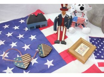 American Flag / Full Size — Americana Miscellaneous, Minnow Bucket