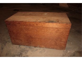 Large Wooden Box - No Hinges, 4 Foot Wide 2 Foot Deep 26 Inch Tall