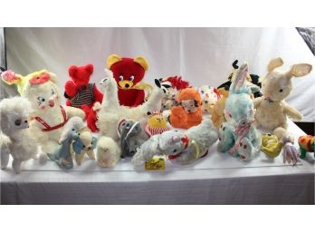 Large Lot Of Stuffed Animals – Vintage Kewtee Bear, Gund, Ideal, Animal Creations LTD Maryland