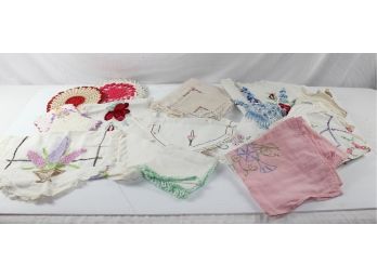 Vintage Miscellaneous - Doilies, Embroidered Towels