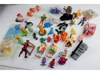 Kids Meal Toys - 2 Sesame Street, Miss Piggy, Flintstones, Baby Sinclair, Etc
