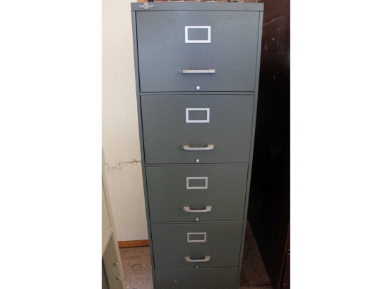 4 Drawer Metal File Cabinet 53 In Tall — Globe Wernicke