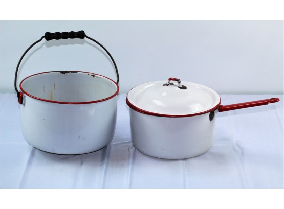 Kettle And Pot With Lid