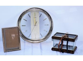 Sunbeam Clock, Glass Box, Picture Frame