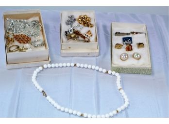 Jewelry – Necklace, Pins, Earrings, Tie Clips