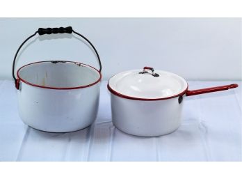 Kettle And Pot With Lid