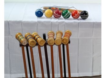 Croquet Set With Stand