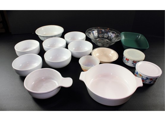 Group Of Miscellaneous Bowls And Serving Dishes