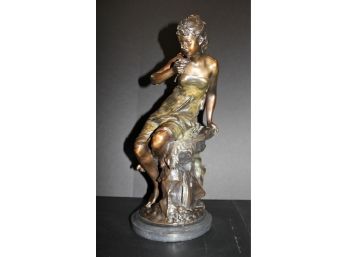Mathurin Moreau - French Artist (1822-1912) 'La Source' Bronze