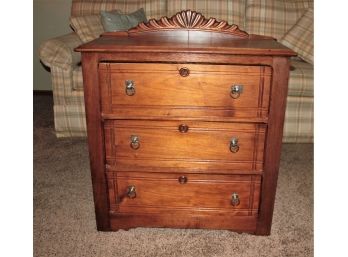Antique Cedar-lined Small 3-drawer Chest, Great Condition 33 High 30 Wide 15 Deep