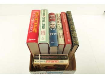 Lot Of Books - 2 Andy Rooney, Dictionaries, Etc
