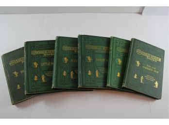 6 Books From The 1870s' - The Works Of Charles Dickens' Household Edition