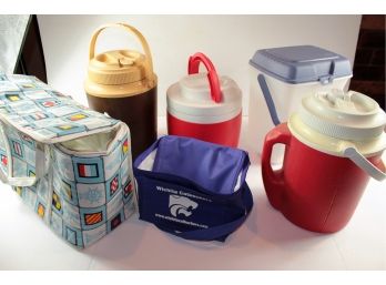 Set Of 6 Miscellaneous Coolers