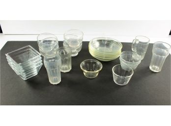 Misc. Glassware, Bowls, Plates, And Glasses