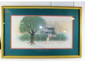 Framed Picture – D Morgan 1990, 34 X 22