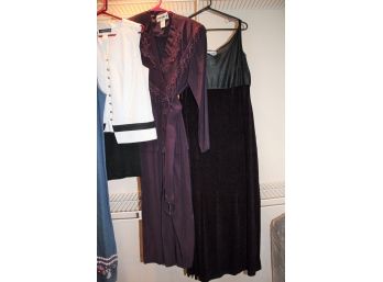 Three Ladies Dresses And One Pant Suit Size 14