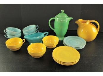 Assorted Pottery - Teapot Is Fiestaware