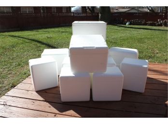 11 Various-sized Styrofoam Containers