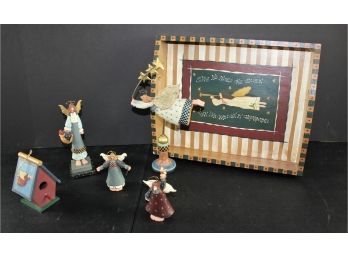 Williraye Studio Figurines, Wood Tray